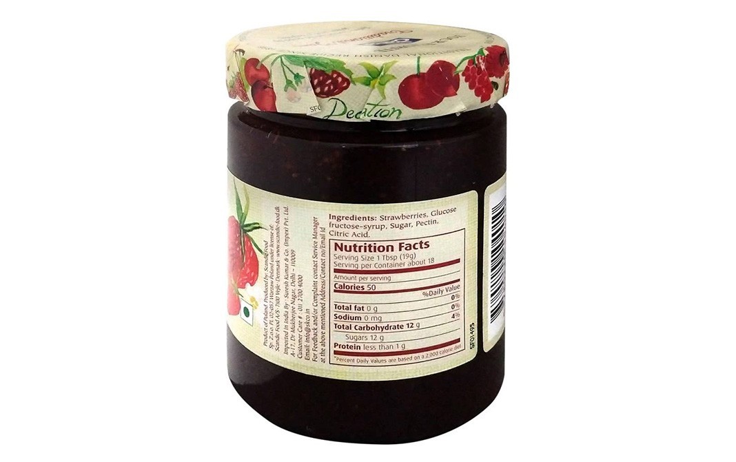 Dana Strawberry Jam    Glass Jar  340 grams